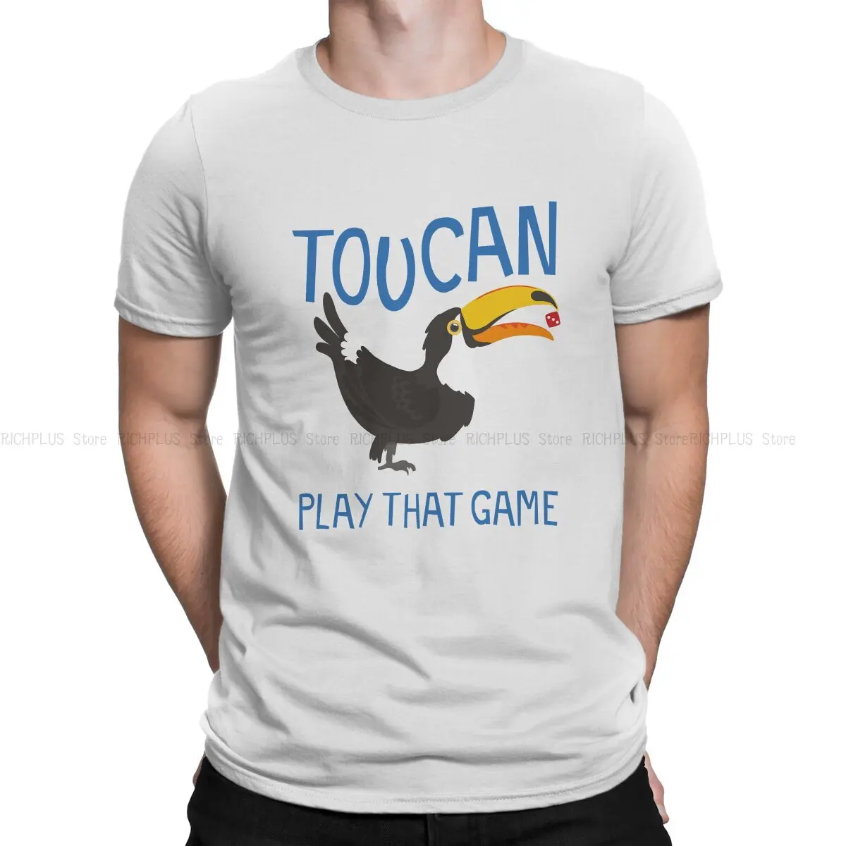 Toucan Play That Game TShirt For Male Meme Clothing Novelty Polyester T Shirt Homme