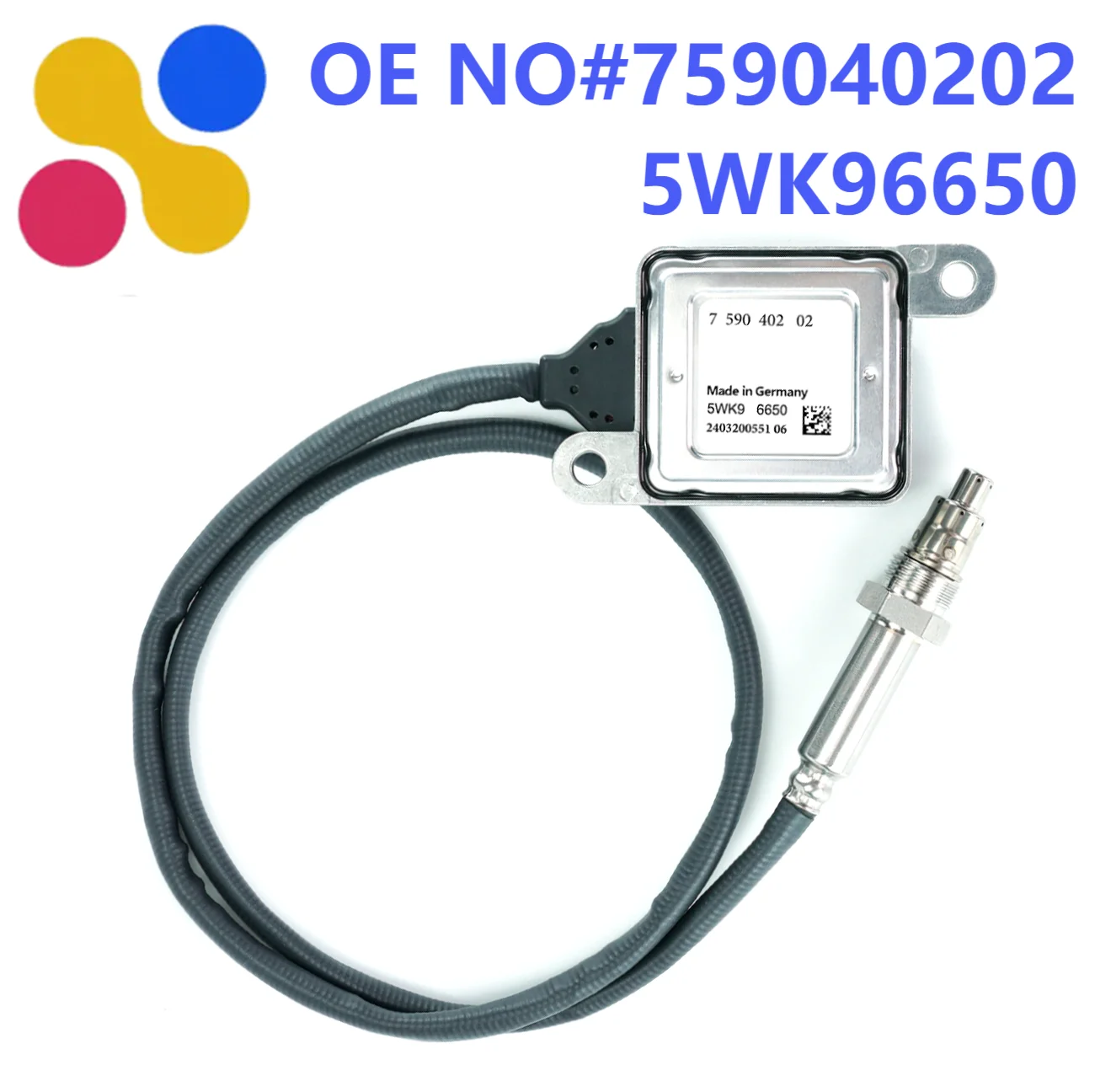 

5WK96650 759040202 Датчик NOx 12 В Высокопроизводительный датчик оксида азота 5WK9 6650 Подходит для автозапчастей BMW