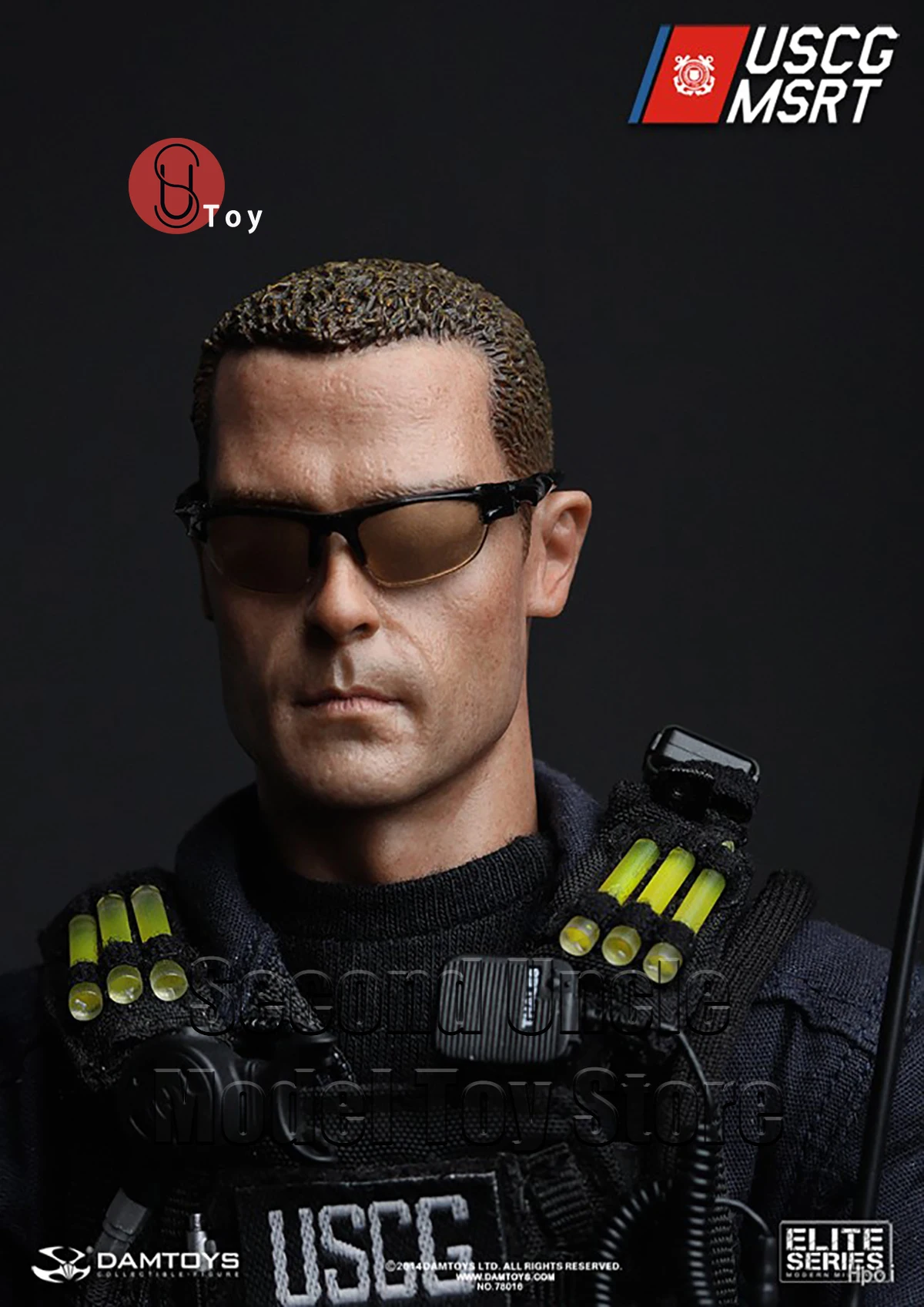 DAMTOYS DAM 78016 1/6 US Coast Guard USCG MSRT 12'' Male Soldier