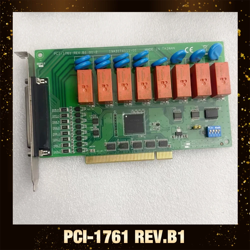 For Advantech PCI-1761 REV.B1 data acquisition card 8-channel relay digital output