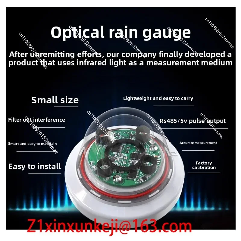 Meteorological Environment Monitoring Rain Gauge Optical Rain Sensor