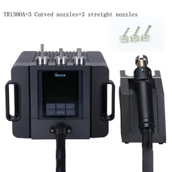 Original TR1300A intelligent hot air soldering station mobile phone repair hot air gun demolition welding 1300W rework station