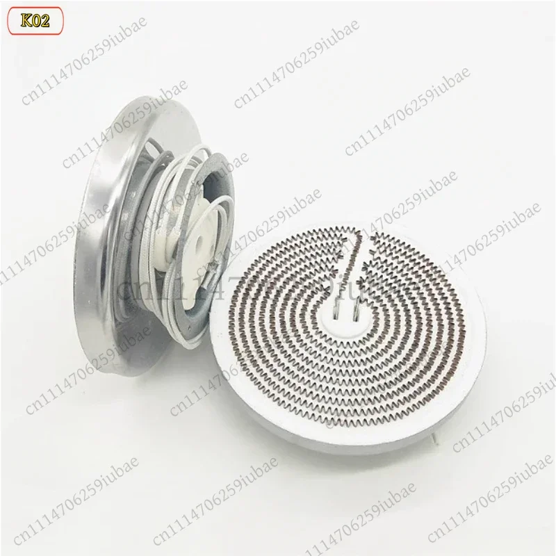 LD_1PC 1000W 220V Surface Burner Element for Parabolic Electric Heater Carbon Crystal Aluminum Plate, Replacement Parts