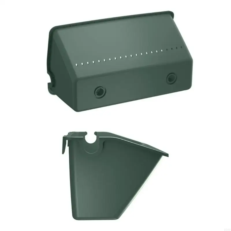 Kunststoff Wand Pflanzer Für Indoor Outdoor-Anlage Langlebige Lagerung Rack Platzsparende Dekorative Garten B03E – Detail 3