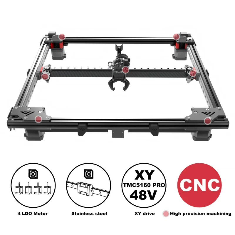 Imagem -04 - Kit de Impressora Leve Mellow-metal Impressão de Alta Velocidade com Klipper Faça Você Mesmo Genuíno Vzbot Awd 330 Vz330 Impressora 3d de Alta Qualidade Cnc Metal