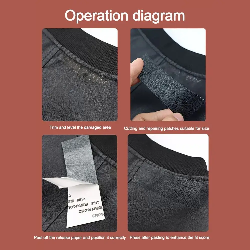 1/5Pcs New Apparel Applique Leather Repair Patch Leather DIY Sewing Supplies Hole Repair Patch Elbow Patche Clothing Accessories