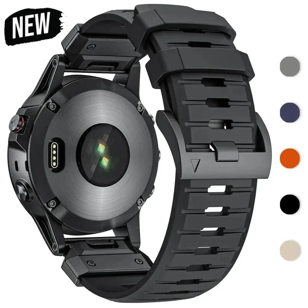 

Ремешок из фторкаучука 22 мм 26 мм для Garmin Fenix 8 7X 7Pro Epix Pro Gen2 47 мм 51 мм QuickFit Garmin Fenix 6 6X Pro 5XPlus Ремешок для часов