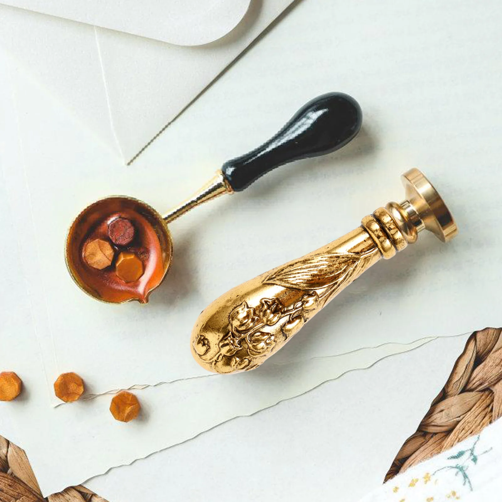 

Metal Wax Seal Handle Alloy Replacement Comfortable Stamp Handle for Envelope Scrapbooking Stamper Accessories