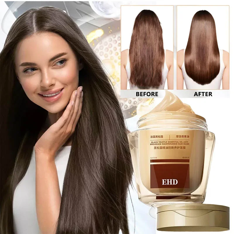 250g EHD Black Truffle Hair Mask Keratin Treatment Repair Damaged Hair Softening Conditioner