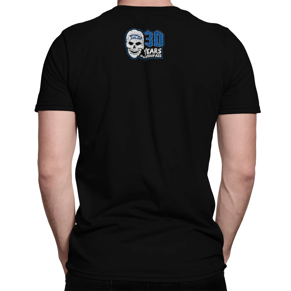 Men's Black Stone Cold Steve Austin 30th Anniversary Bulletproof T-Shirt 3D Printed Quick Dry Short Sleeve Sports Casual T-Shirt view 5