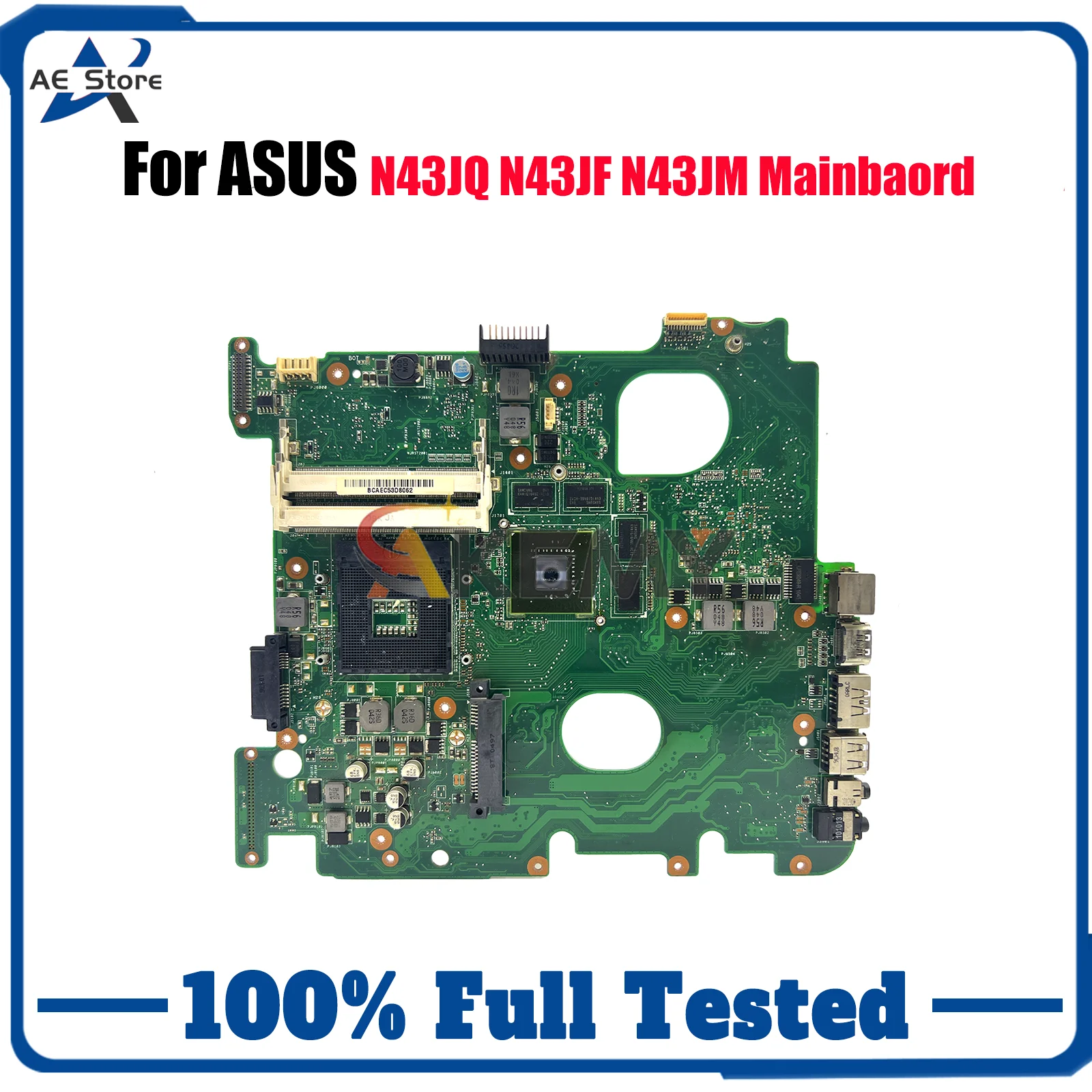 

Материнская плата для ноутбука N43JQ для ASUS N43JM N43JQ N43JF N43J, материнская плата для ноутбука Цей товар есть в наличии, 100% тестирование, ОК, быстрая доставка