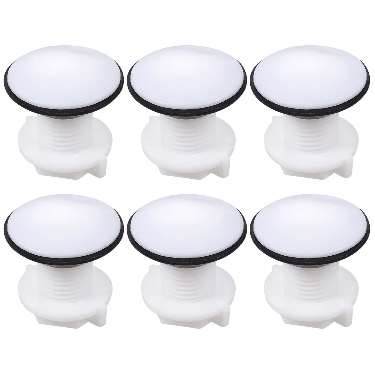 

6pcs Plastic Drain Plug Stopper Water Plug For Kitchen Bathroom Bathtub Laundry Sink Pool Garbage Disposal Slop Sink Reusable No