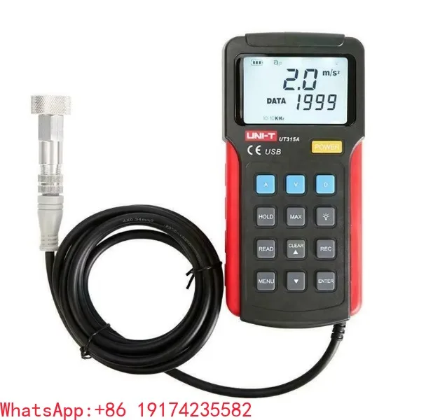 UNI-T UT315A Handheld Bibration Testers,Speed/Displacement Split Vibrometer