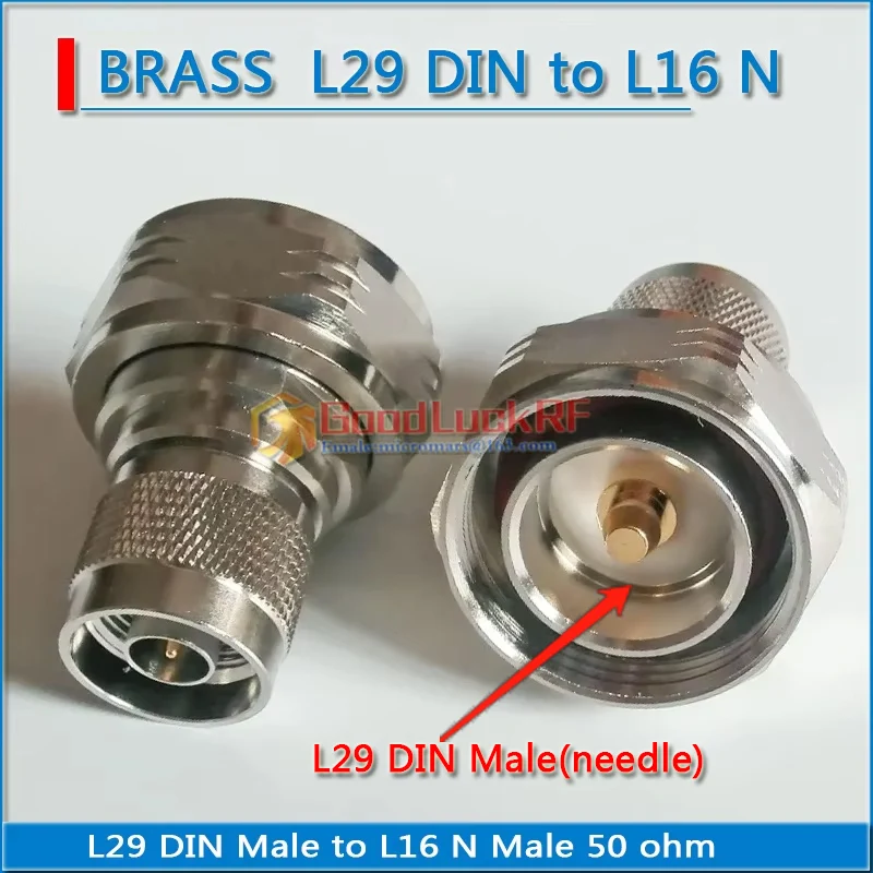 

7/16 L29 DIN Male to L16 N Male Plug DIN Female to L16 N Female to DIN Male Straight Copper 50ohm RF Connector Socket Adapters