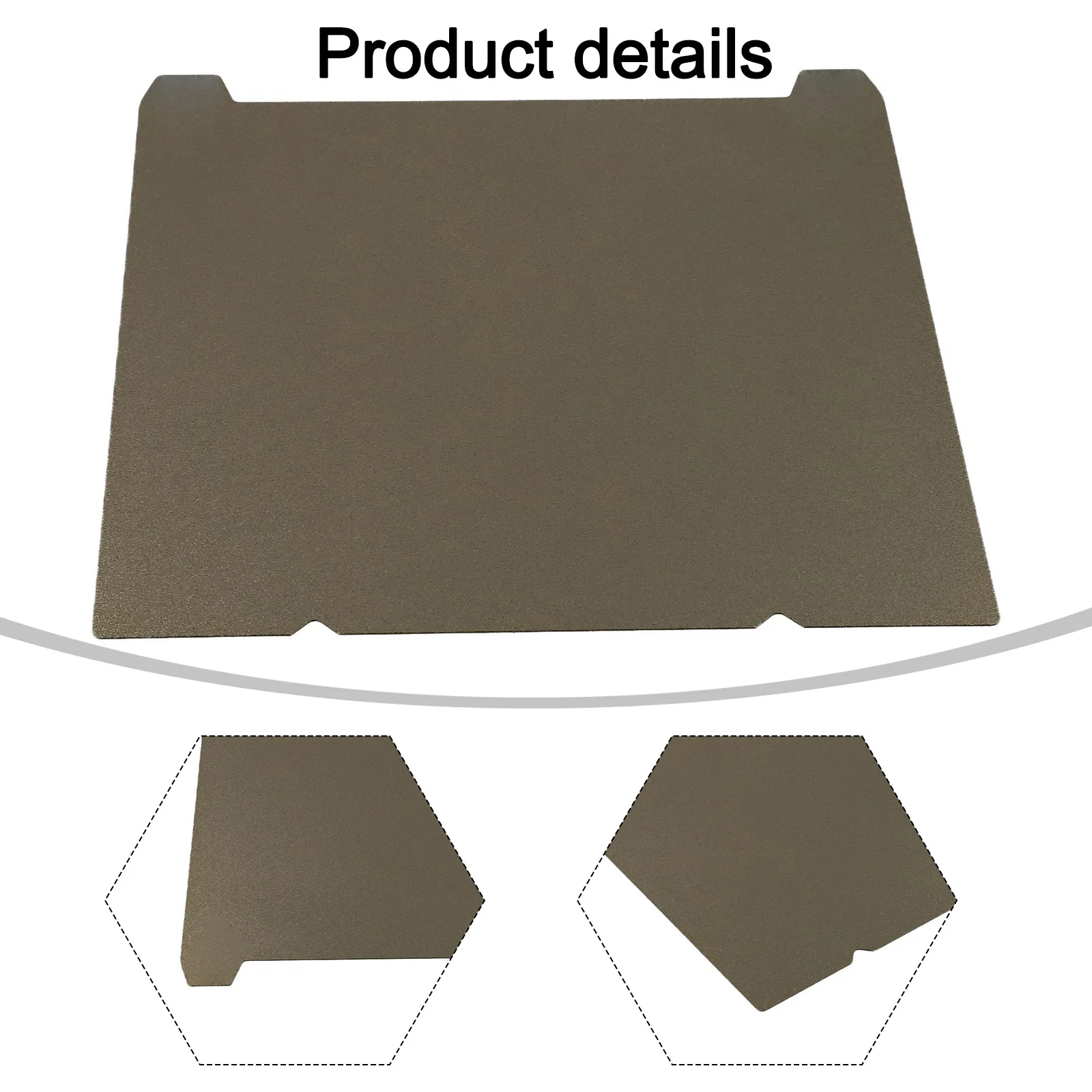 235 X 235mm Build Plate Easy Model Removal Enhanced Durability Flexible Steel Sheet High Temperature Resistance