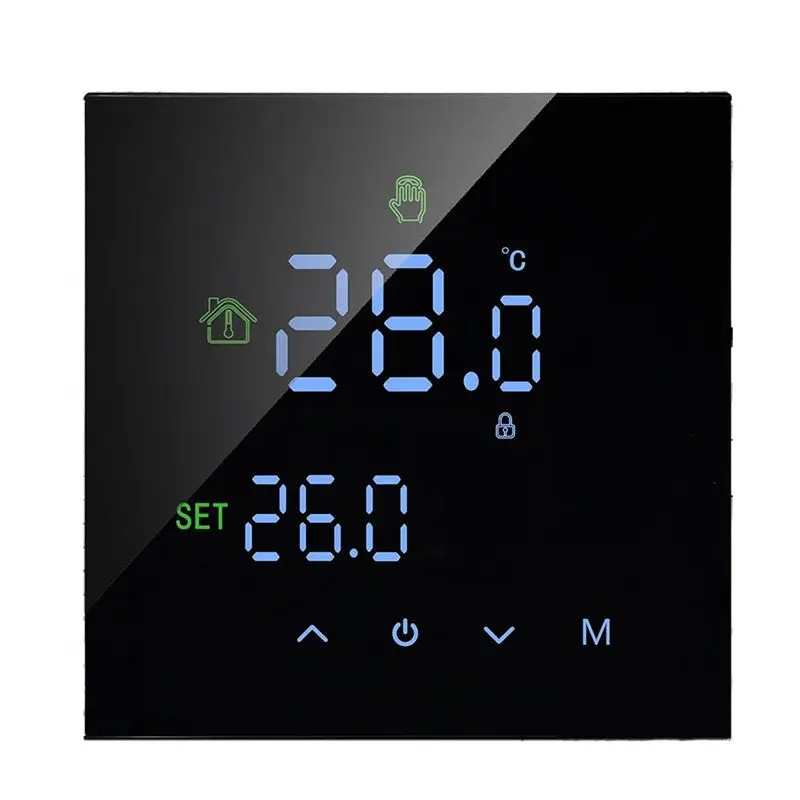 

Stable Tuya Smart Wifi Floor Water Heating Wall Boiler Heating Thermostat Programmable Voice Control Backlight Adjustable