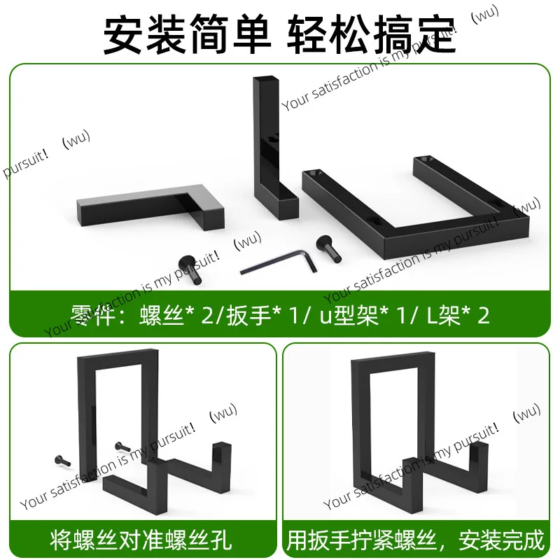 Metal Rock Fan Record Display Rack Foldable Office Bedroom Vinyl Record Desktop Display Storage Rack