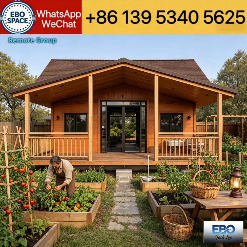 Factory direct 40ft foldable house, 2-3 bedroom log cabin, Australian standard Container House for Sale