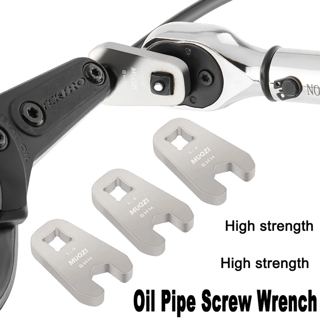 Bike Disc Brake Cable Wrench M8 Hydraulic Brake Hose Bolt Installation Tool For 1/4