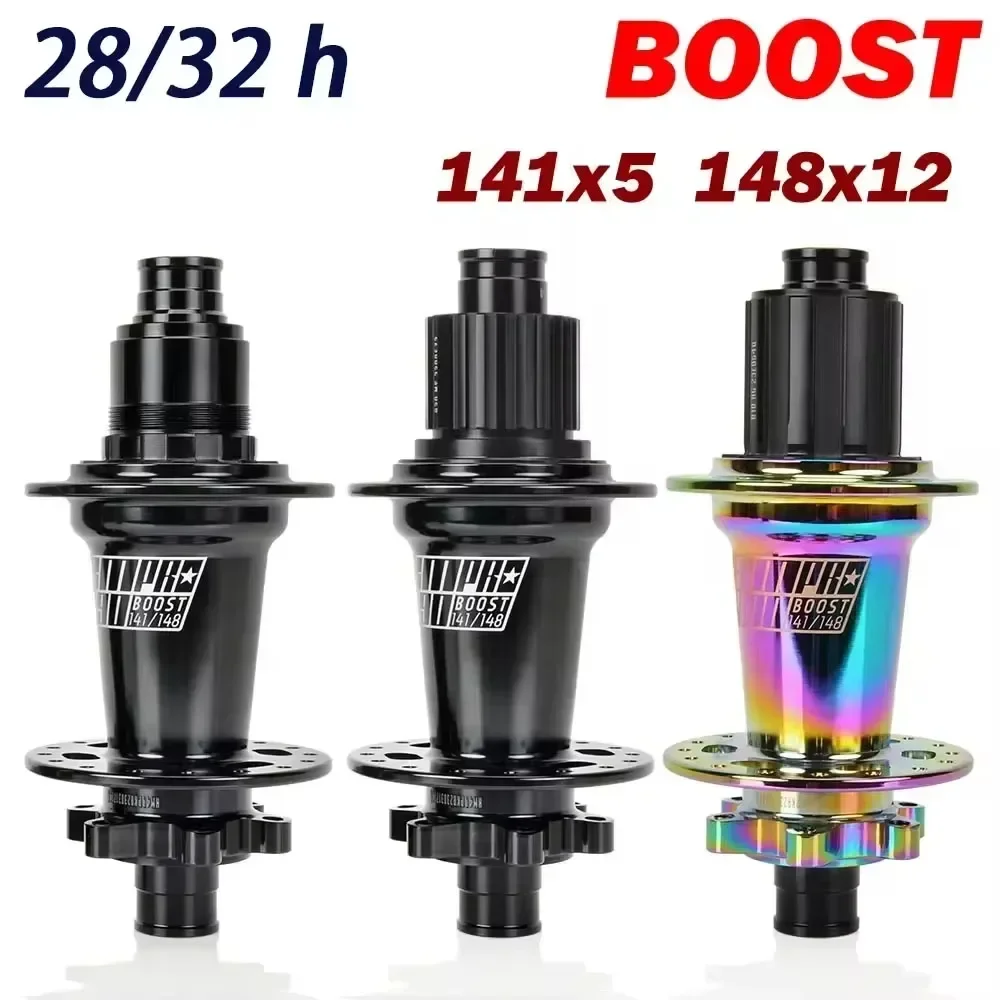 Koozer xm490 pro k7 cube Mtb hubs rear noisy hub boost 28 32 hole hub 5x141 QR 12x148mm THRU TA Bicycle Hubs HG XD MS 10 11 12s