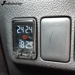 Digital LCD Tire Pressure Monitor System OBD TPMS Display Security Monitoring Alarm For Toyota Corolla 2014 Car Accessories
