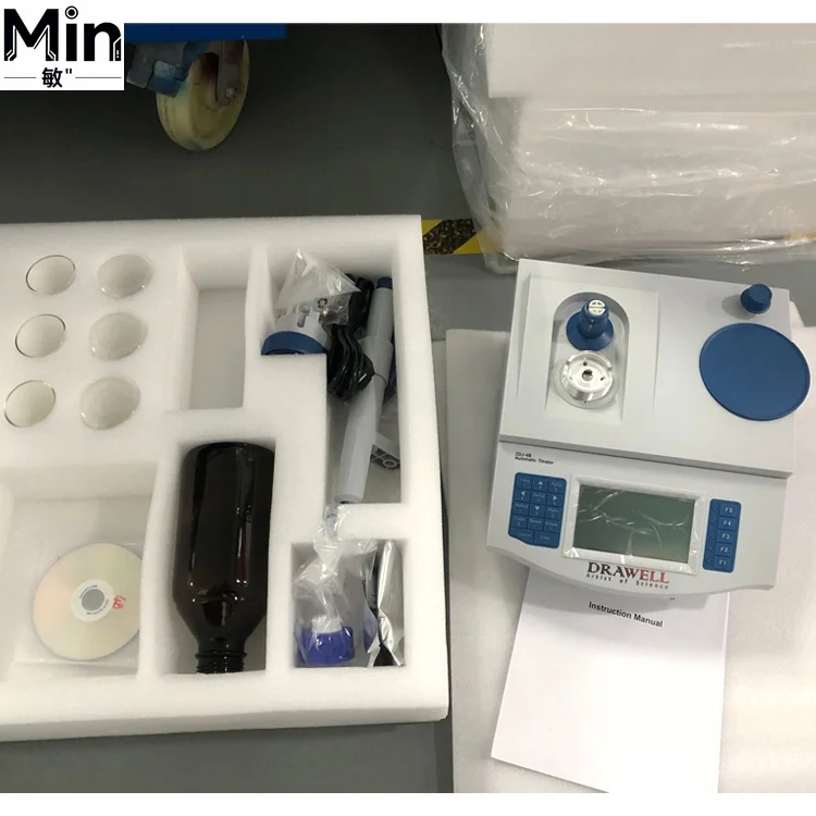 Automatic Volumetric Karl Fischer Titrator Laboratory Potentiometric Titration Equipment for Moisture Content Test