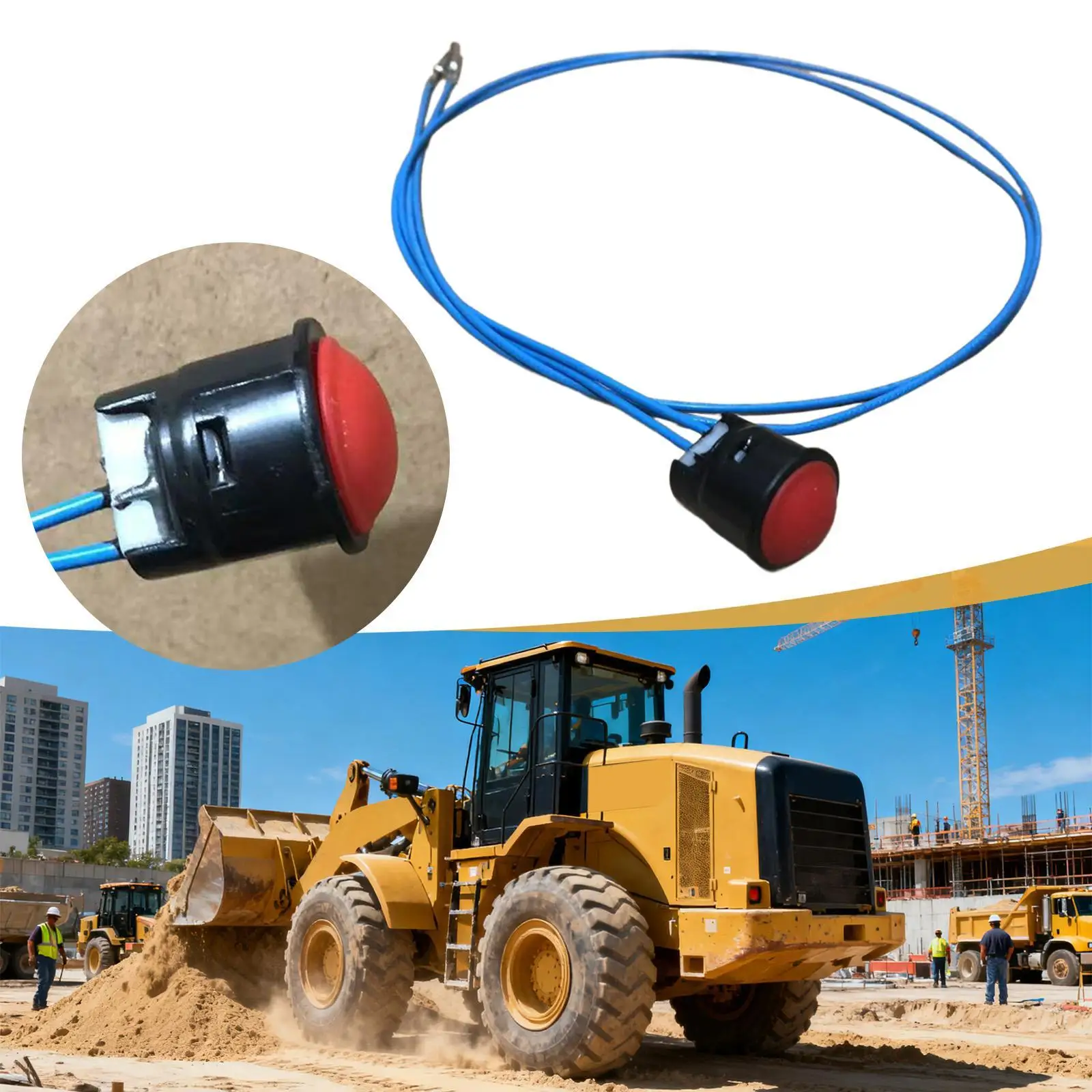 

Кнопка-джойстик для экскаваторов, частичный кнопочный переключатель для рукоятки погрузчика для профессиональных пользователей