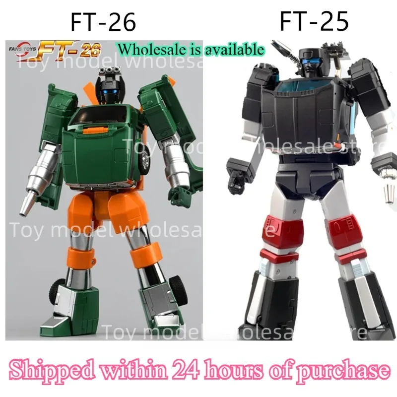 NIEUW Op Voorraad Transformatie Originele FansToys FT-25 FT25 Outrider Trailbreaker FT-26 Hoist Action Figure Robot Met Doos