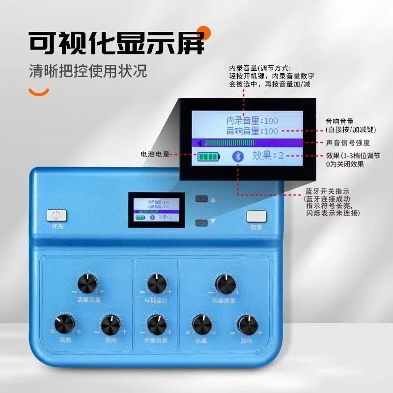 Musical Instrument Special Sound Card Saxophone Electric Guitar Professional Mobile Phone Record Live Recording
