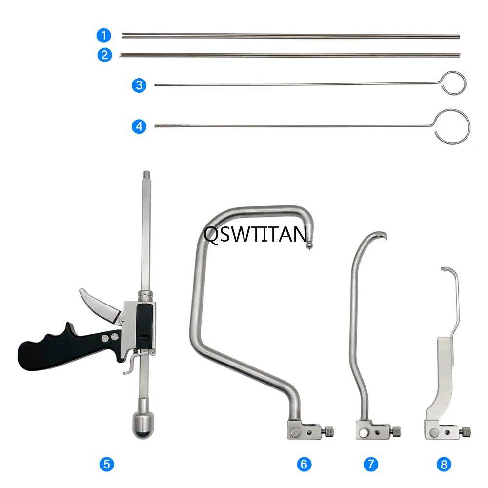 Kit de ferramentas médicas para recuperação de fratura ortopédica, braçadeira de redução colinear para conjunto de instrumentos de placa cirúrgica de trauma