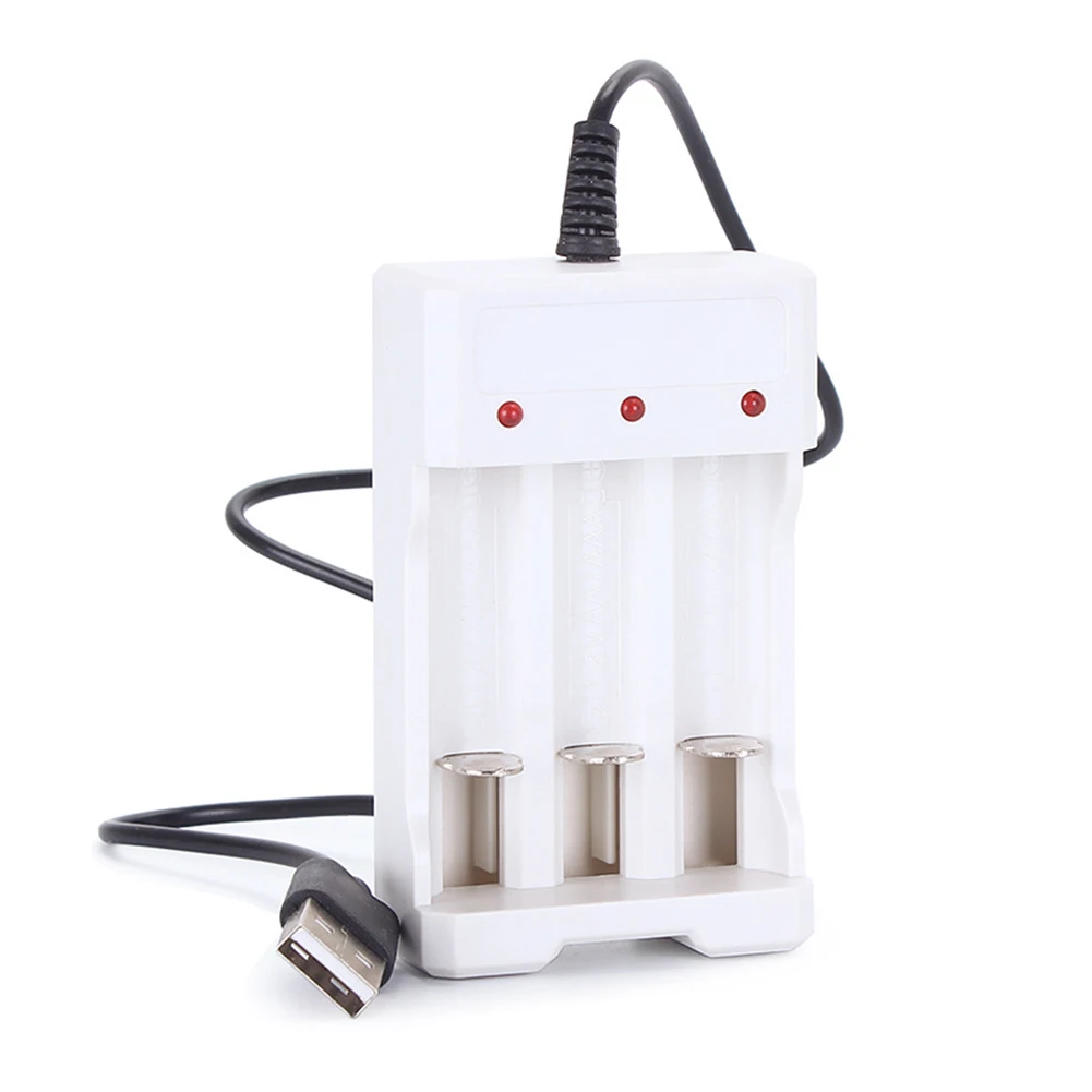 Dynamic USB Charger for AA AAA Rechargeable Batteries Fast Charge Support for Various Types Including NiMH and NiCd