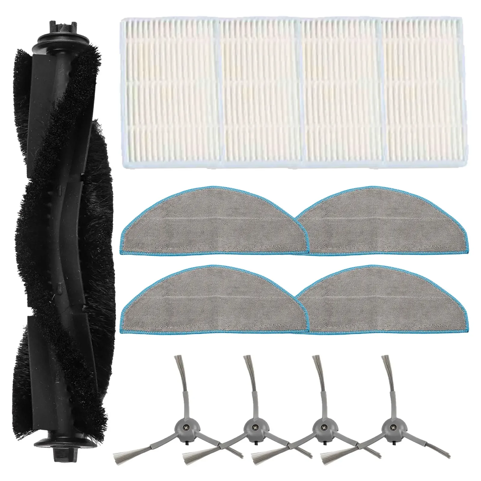 

Main Side Brush Filter Mop Cloth Accessory Set For Lydsto R1D Edge / For Roidmi Eve For Rook S Vacuum Cleaner Parts
