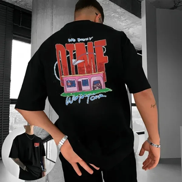 2026 Singer Bad Bunny DTMF World Tour Peripheral Cotton T-shirt Summer Men Women Fashion Casual Short Sleeved Streetwear Y2K