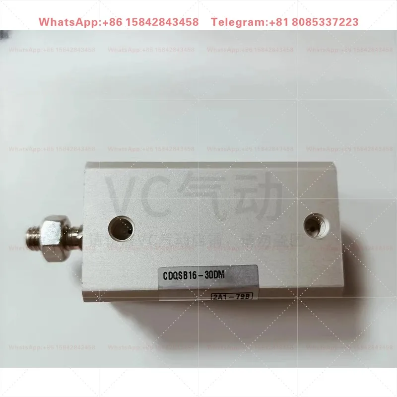 Compact Cylinder CQS Series CDQSB16-5DM 10DM 15DM 20DM 25DM 30DM External Thread