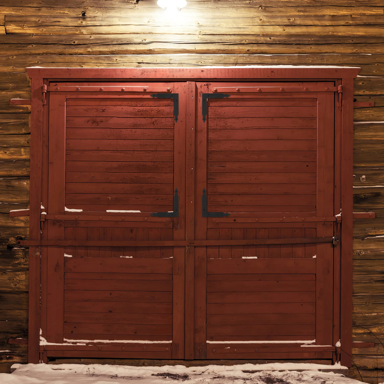 

4 шт. декоративный L угловой кронштейн, фурнитура для фермерского дома в деревенском стиле для садовых ворот, гаражная зеркальная рама, кронштейн для крепления двери