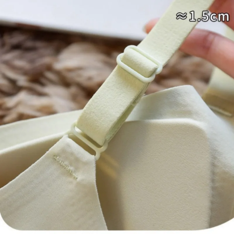 2Pcs/Set Seamless Bra For Women Sexy Lingerie Padded Underwear Support Non-wire Bras Adjust shoulder Strap Comfort Intimates
