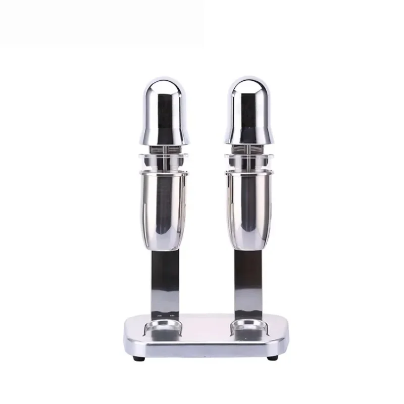 Double Head Countertop Stainless Steel Milk Shaker Commercial Drink Mixer for Milk Tea Shop Bubble Tea