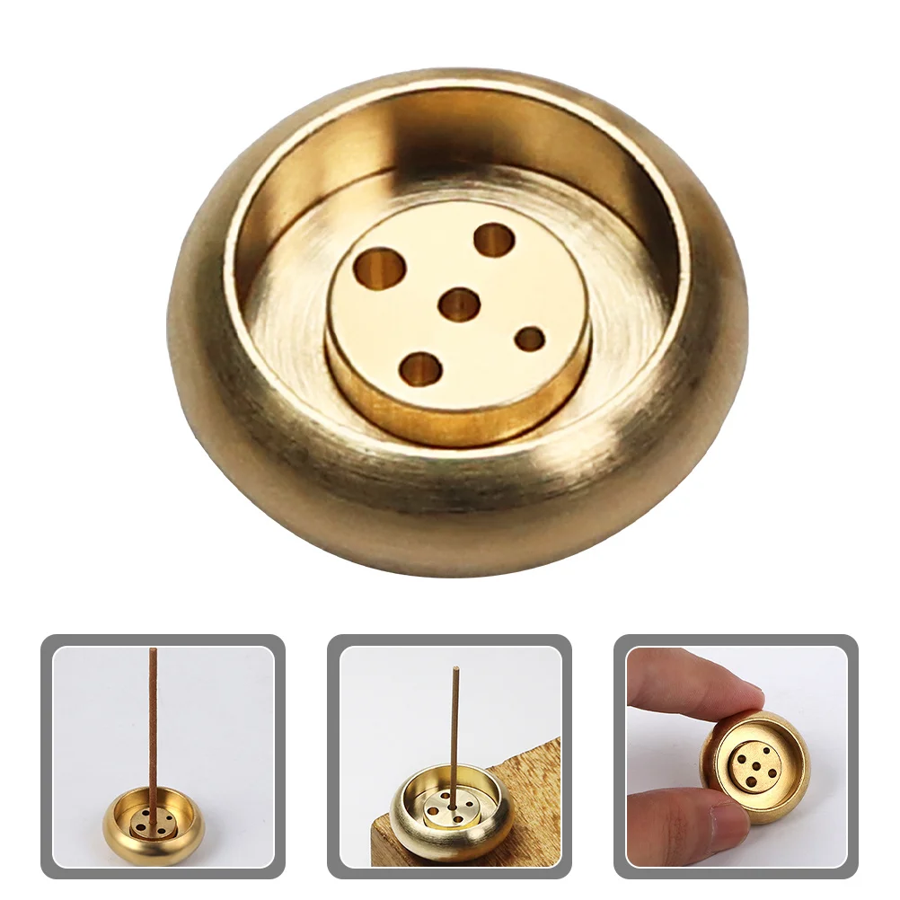 

Elegant Brass Incense Holder Novelty Shaped Burner Ornament Long Lasting Fragrance Desktop Table Decoration Incense Stick Holder