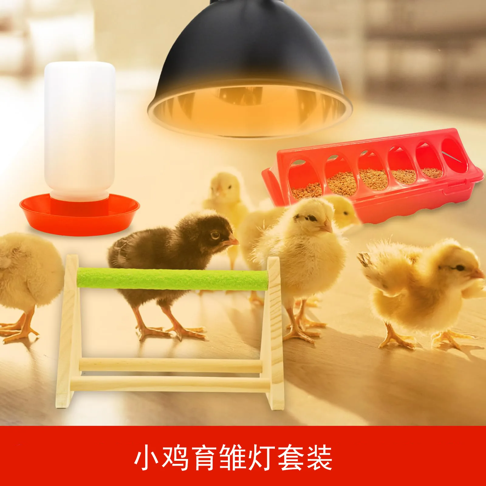 

Customized chick brooding lamp heating lamp set Poultry breeding set
