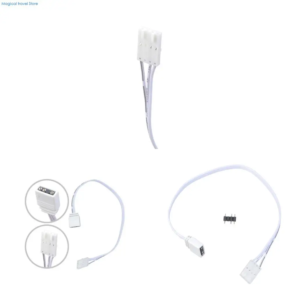 N2UB 4 Pin 5V Color Connector Cable For PC Lighting Systems And DIY Customization 25cm