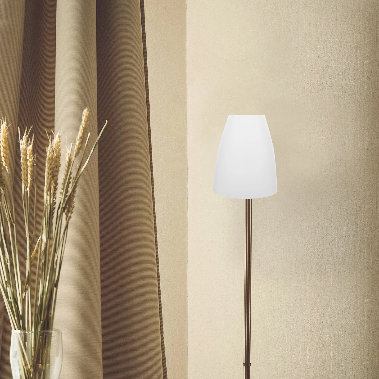 2pcs Plastic Lamp Shades Simple Lampshade Floor Lamp Shade Cover Bedroom Wall Hanging Light Shade Replacement Colored Easy
