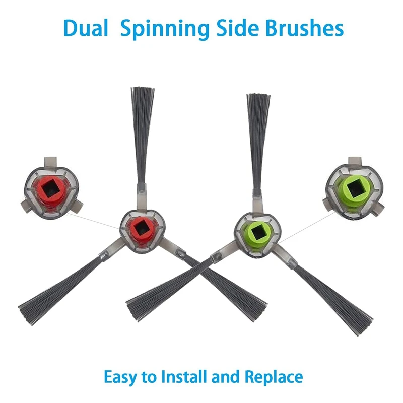 Yeedi 로봇 진공 청소기용 필터 브러시 천 교체 부품 세트, K650 액세서리, 17 개