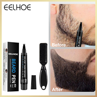 Beard Growth Pen Men Facial Hair Moustache Repair Shape Regrowth Pen Beard Enhancer Nourish Shaping Anti Hair Loss Styling Kit