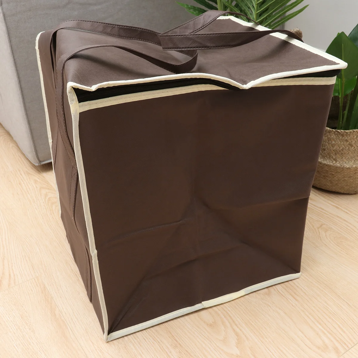 Nonwovens Insulated Tote Bag Luch Bag Cooler Bag Food Delivery Bags Grocery Bag (40 x 40 x 43cm) Insulated Grocery Bag