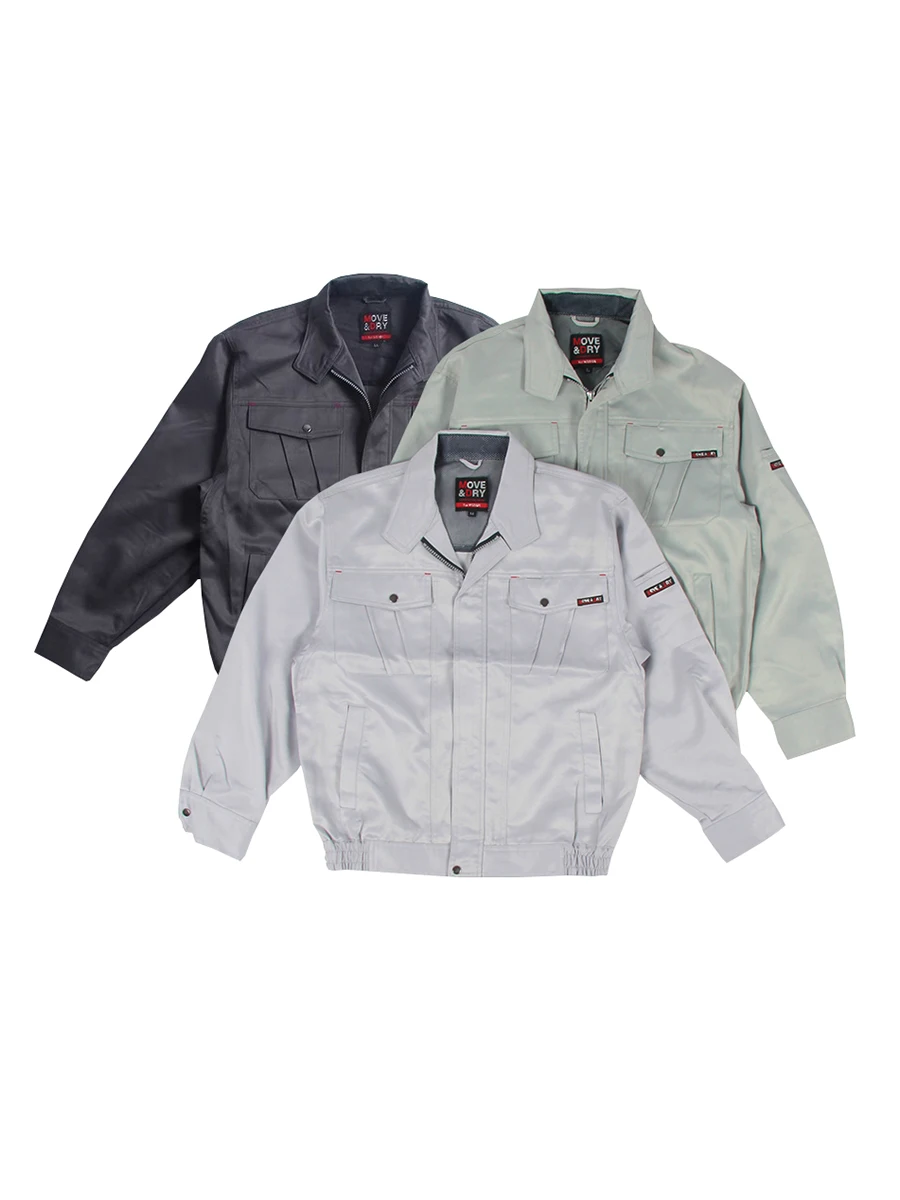 

Casual ort Workwear Jaet for Men Spring Autumn Collar Multi-ket Utili Coat Simple Color Work orm Oute...