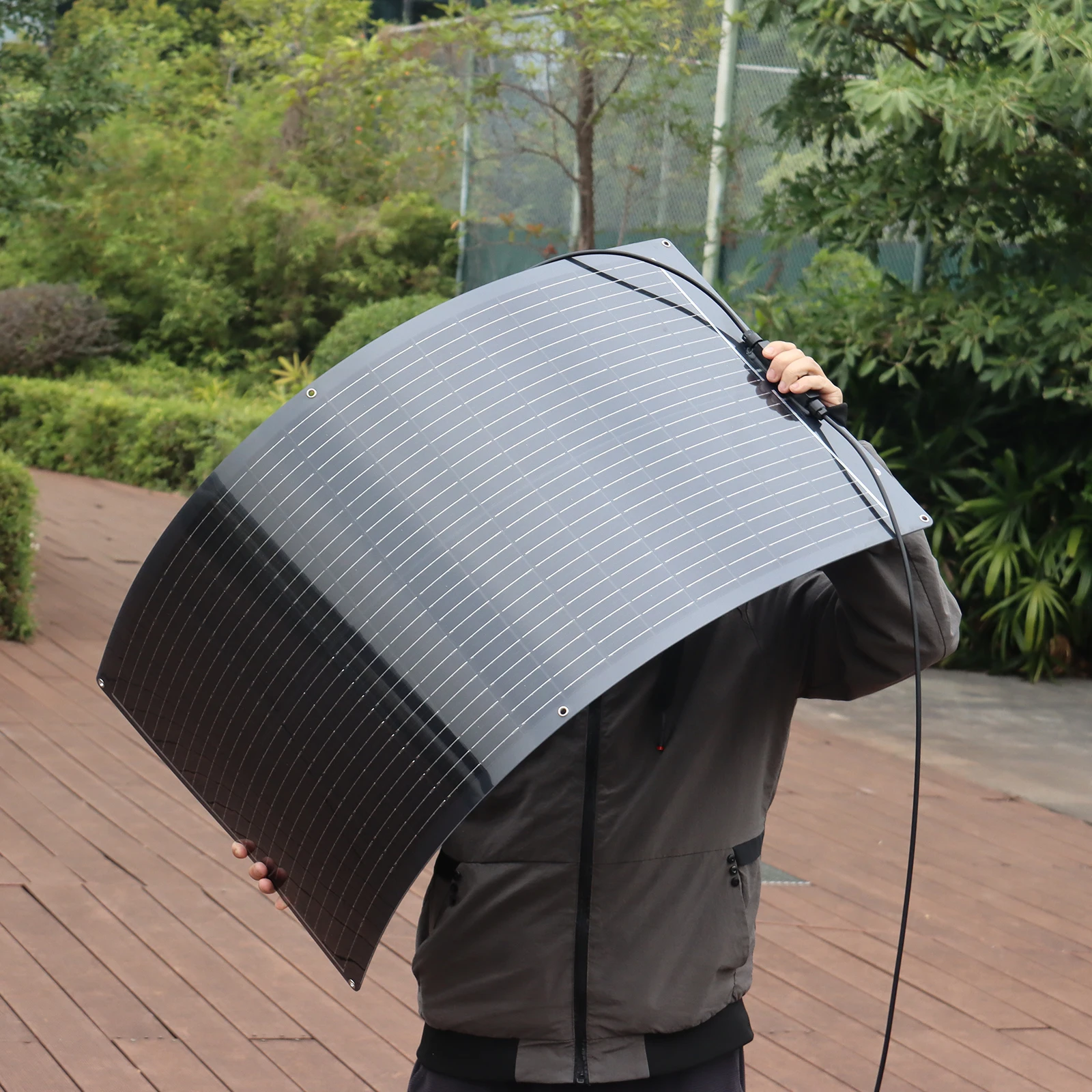 Flexible Solar Panel Monocrystalline 800W 480W - 80W for Motorhome RV Caravan Camper Boat Roof Uneven Surfaces Camping Equipment