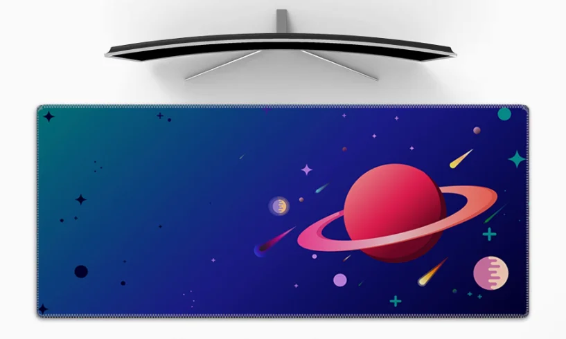 

Planet Stargaze Cool and Stain Resistant Mouse Pad Super Large Esports Male Gaming Big Computer Keyboard Mat Custom Laptop Anime
