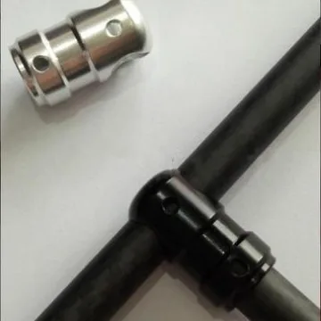 10Pcs model aircraft plant protection machine 12 * 12 tripod tee fixed parts, aluminum alloy T-shaped tripod tee