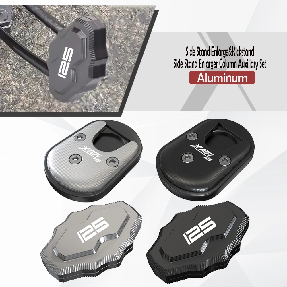 For KYMCO New Many 125 2022~2025 2024 2023 NewMany 125 Side Stand Enlarge Kickstand Side Stand Enlarger Column Auxiliary Set
