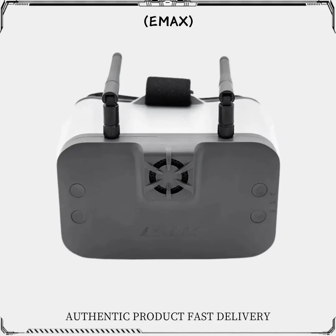 EMAX Transporter II 2 HD FPV Goggles 720×1080 4.45 Inches Screen Antenna HDZero Goggle For RC FPV Racing Drone Quadcopter